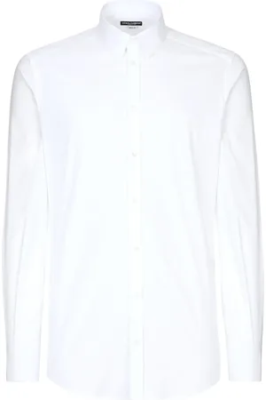 Dolce & Gabbana Chemise en popeline à manches longues