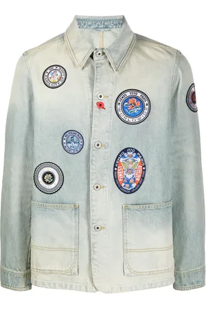 Kenzo Veste en jean Travel à détails de badges