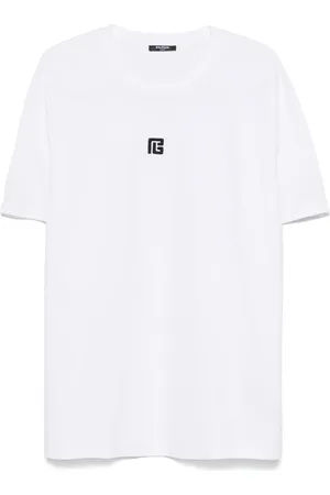 Balmain T-shirt à logo brodé