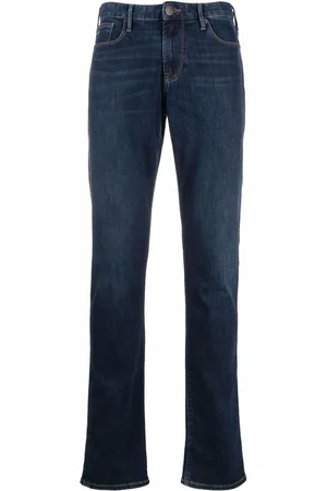 Emporio Armani Jean droit à taille mi-haute