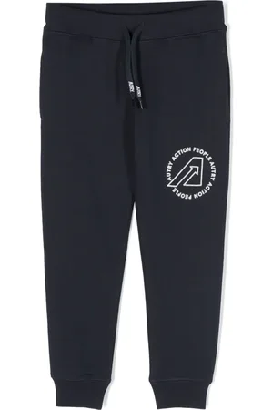 Autry Pantalon en coton à logo imprimé