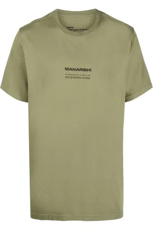 Maharishi T-shirt en coton biologique à logo brodé