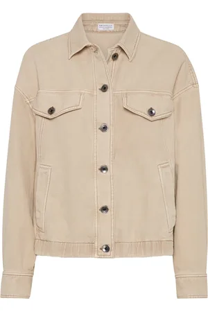 Brunello Cucinelli Veste à ornements métalliques