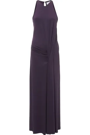 Victoria Beckham Robe longue drapée à design sans manches
