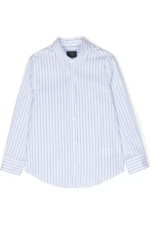 FAY Chemise en coton à rayures