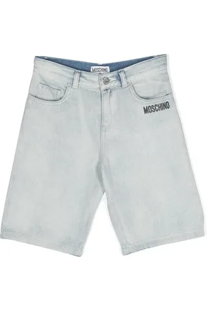 Moschino Bermuda en jean à logo imprimé