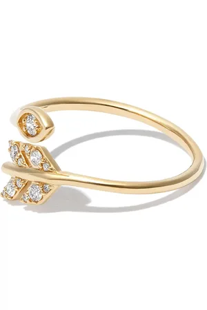 Sydney Evan Bague Marquis en 14 ct sertie de diamants