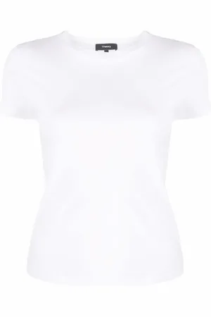 THEORY T-shirt en coton pima à manches courtes