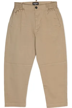 Dsquared2 Pantalon en coton à taille élastique