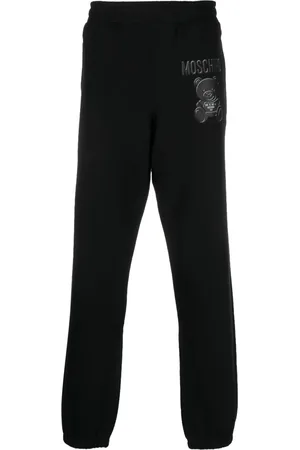 Moschino Pantalon de jogging en coton biologique à logo imprimé