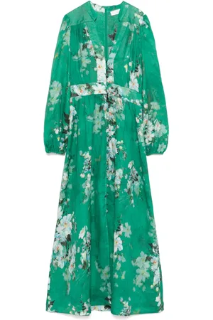 ZIMMERMANN Robe Everley Plunge à coupe mi-longue