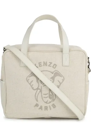 Kenzo Sac à langer en toile à logo brodé