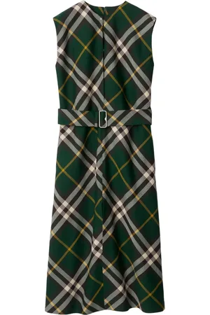 Burberry Robe mi-longue NovaCheck