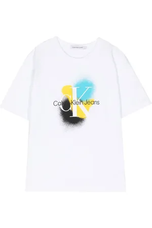 Calvin Klein T-shirt en coton à logo imprimé
