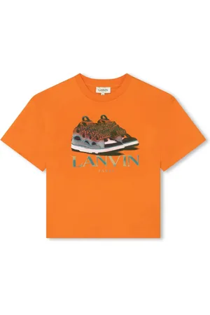 Lanvin T-shirt en coton à imprimé graphique
