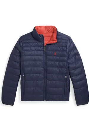 Ralph Lauren Veste zippée à logo brodé