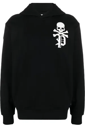 Philipp Plein Hoodie Gothic Plein à logo floqué