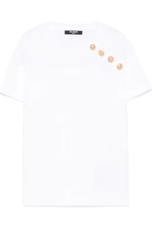 Balmain T-shirt à logo imprimé