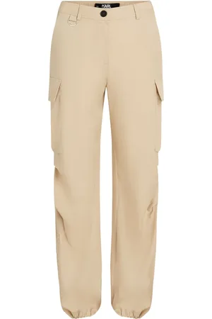Karl Lagerfeld Pantalon droit à poches cargo