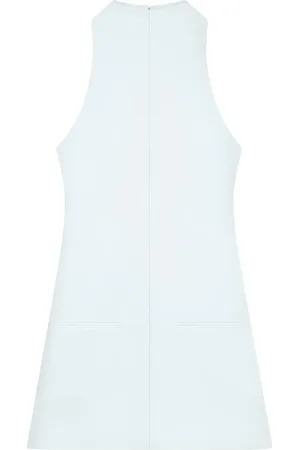 Courrèges Robe trapèze à design sans manches
