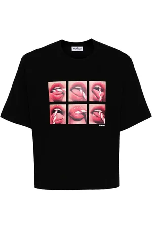 Fiorucci T-shirt Mouth à imprimé graphique