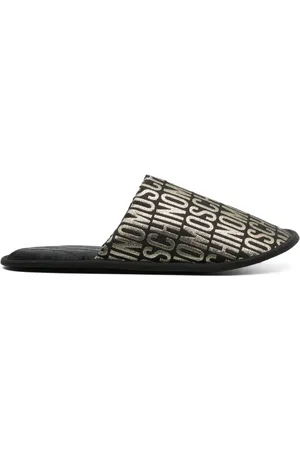Moschino Claquettes à motif monogrammé en jacquard (lot de deux)