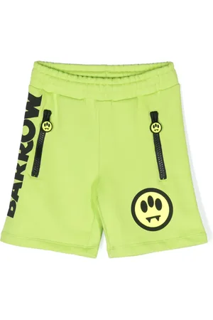 BARROW Short de sport en coton à logo imprimé