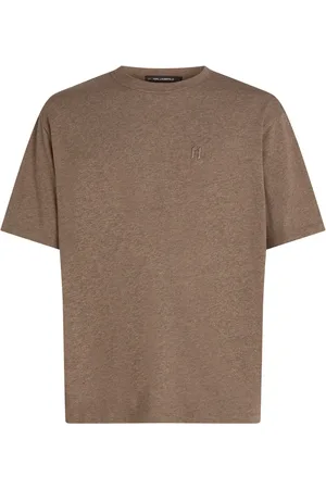 Karl Lagerfeld T-shirt à monogramme brodé