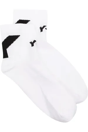Y-3 Chaussettes à logo en intarsia