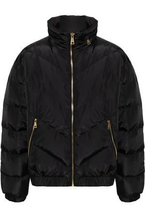VERSACE Veste à logo imprimé