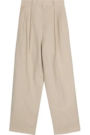 Totême Pantalon fuselé à détails plissés