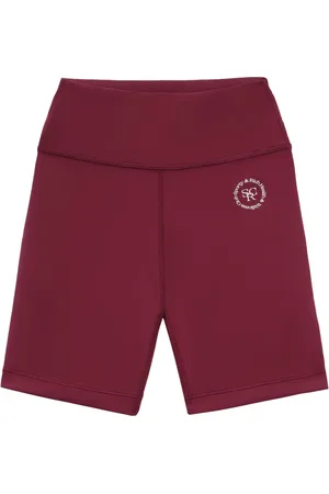 Sporty & Rich Short cycliste à logo imprimé