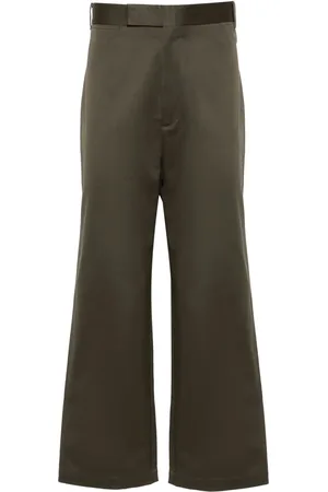 Thom Browne Pantalon droit à rayures RWB