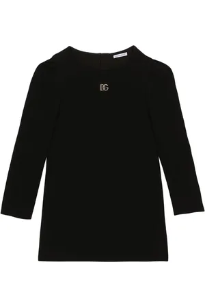 Dolce & Gabbana Robe à logo brodé