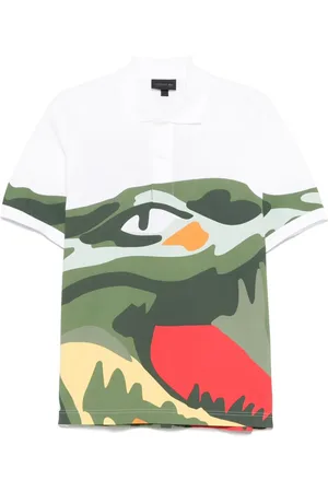 Lacoste Polo à imprimé crocodile