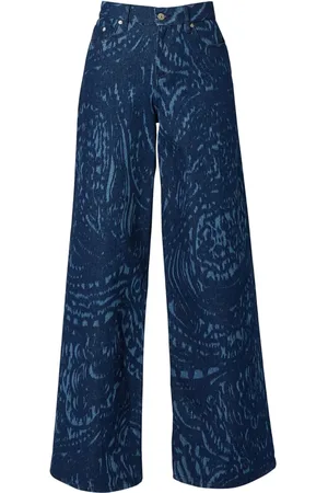 Erdem Jean ample à motif cachemire