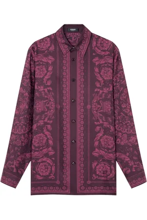 VERSACE Chemise à imprimé baroque
