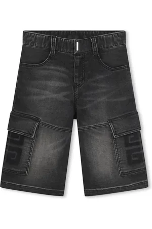 Givenchy Short en jean à motif 4G