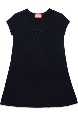 Diesel Robe en coton à logo brodé