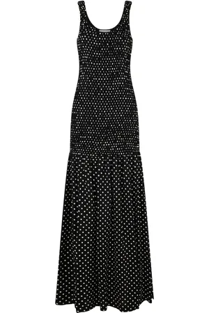 Paco rabanne Robe longue à pois