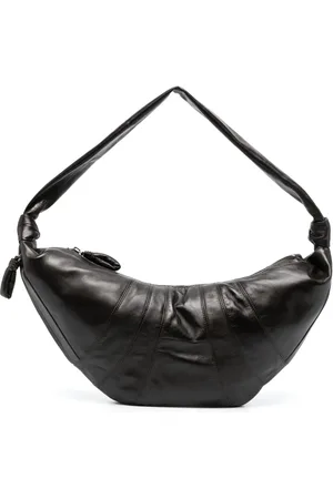 LEMAIRE Grand sac porté épaule Croissant en cuir