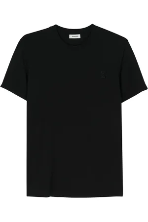 Sandro T-shirt à logo brodé