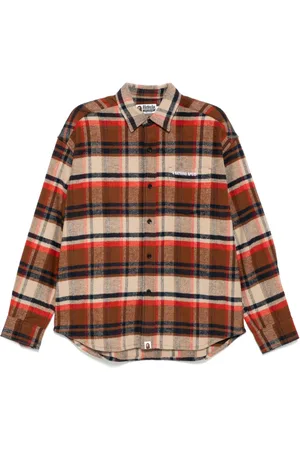 A Bathing Ape Chemise en flanelle à carreaux