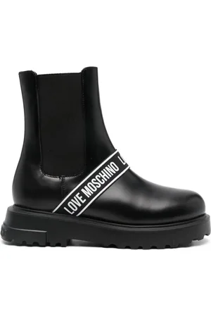 Moschino Bottes à bande logo