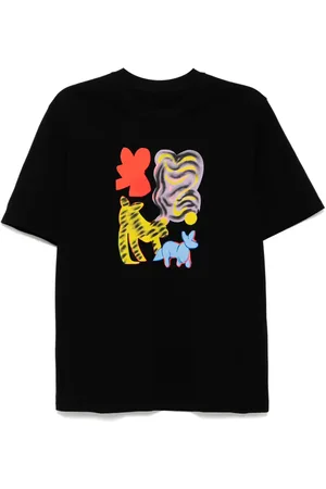 JNBY T-shirt à imprimé chats