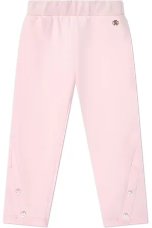 Roberto Cavalli Pantalon de jogging en coton à logo imprimé