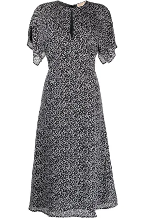Michael Kors Robe mi-longue à imprimé abstrait