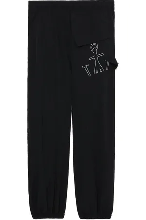 J.W.Anderson Pantalon ample à logo brodé