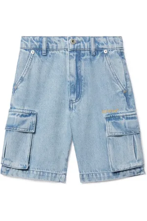 OFF-WHITE Short Bookish en jean