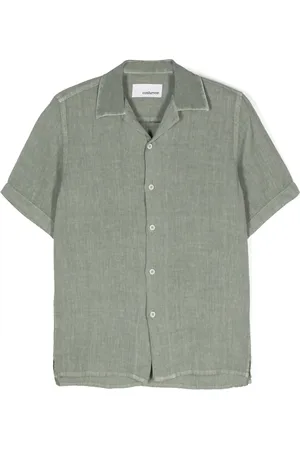 COSTUMEIN Chemise en lin à manches courtes